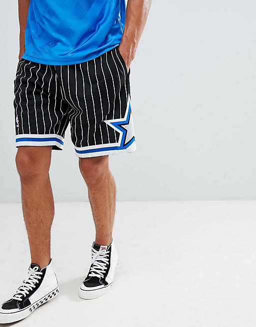 Mitchell & Ness - NBA Swingman - Pantaloncini degli Orlando Magic in  tessuto a rete neri
