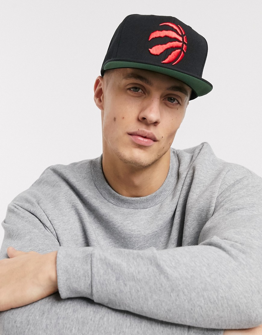 Mitchell & Ness — NBA Toronto Raptors Wool — Sort snapback kasket
