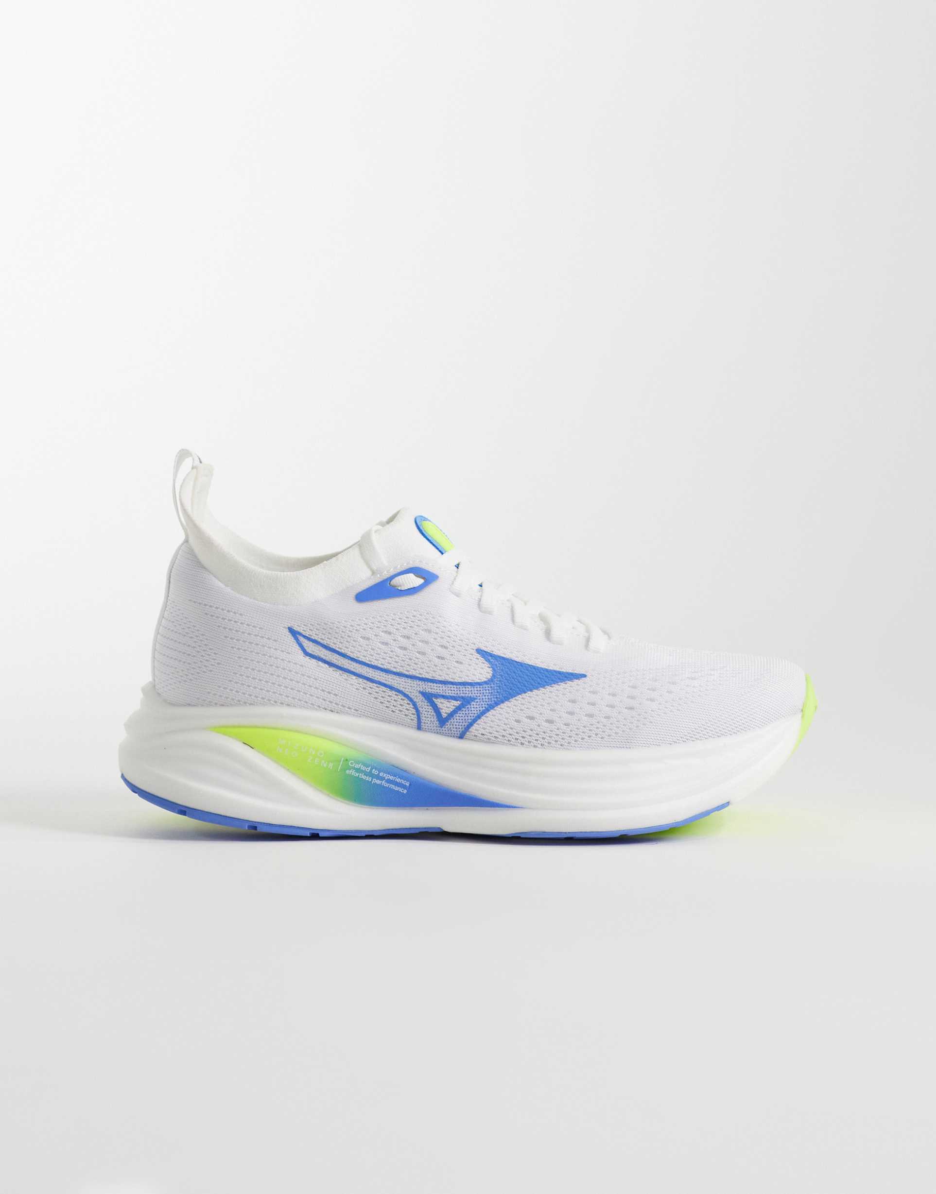 mizuno neo zen 2 sneakers in white and yellow