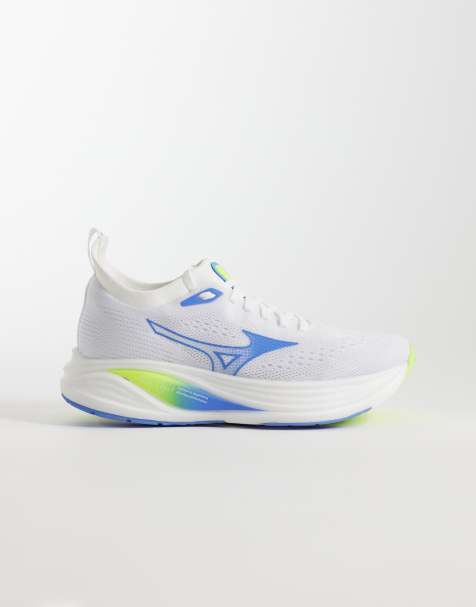 Mizuno Neo Zen 2 trainers in white and yellow - view 1