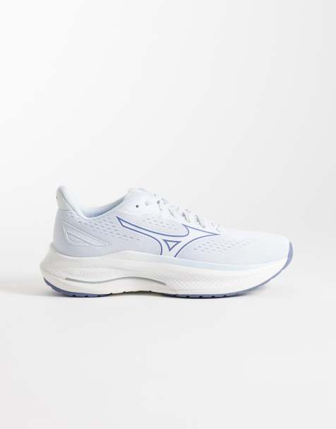 Mizuno – Wave Inspire 22 – Blå och vita sneakers - view 1