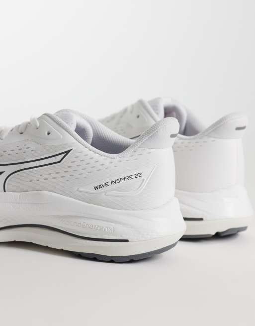 Mizuno - Wave Inspire 22 - Hardloopschoenen in wit, 2 van 5