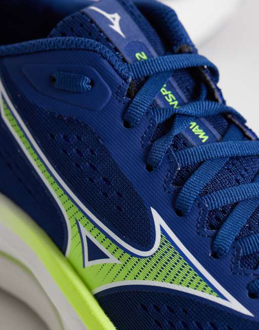 Mizuno – Wave Inspire 22 – Niebiesko-białe buty sportowe do biegania, 4 z 5