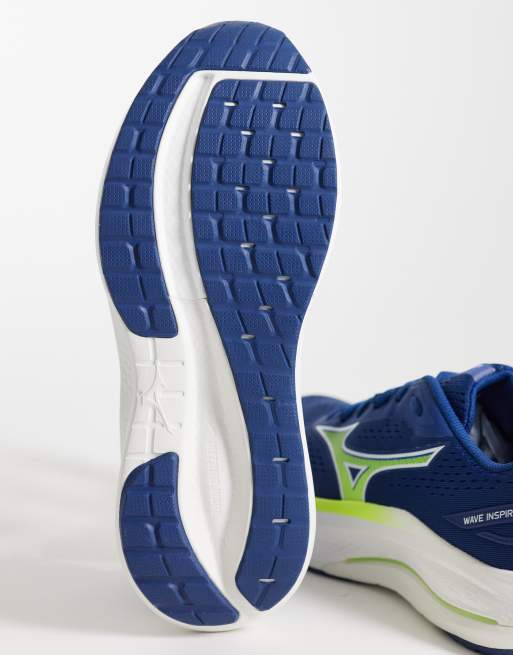Mizuno – Wave Inspire 22 – Niebiesko-białe buty sportowe do biegania, 5 z 5