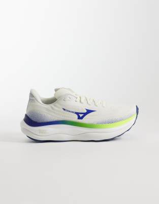 Mizuno Wave Sky 9 sneakers in off white and yellow cream 55190₽