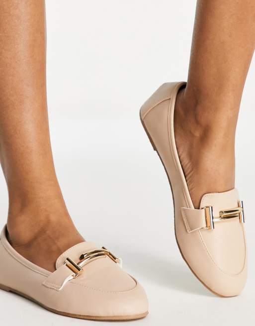 Mocasines beis con estribo de Raid Wide | ASOS