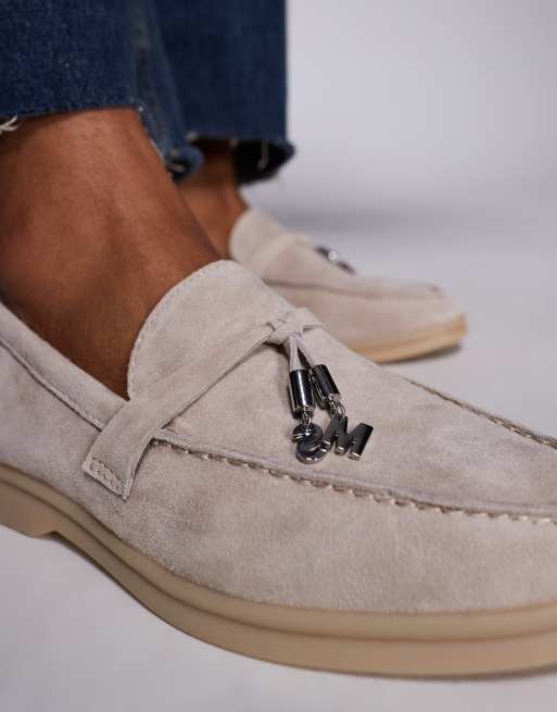 Mocasines color hueso de ante Portland de Steve Madden, 2 de 4