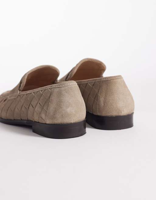 Mocasines color piedra entretejidos de ante de ASOS DESIGN, 4 de 4