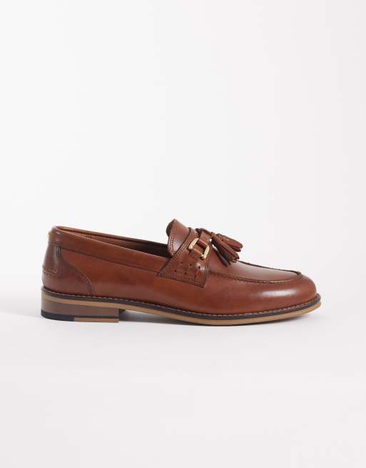 Mocasines color tostado con flecos de cuero de ASOS DESIGN, 2 de 4