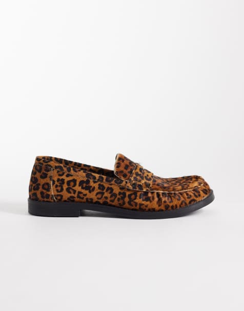 Mocasines con estampado de leopardo Dawn de WALK LONDON - view 1