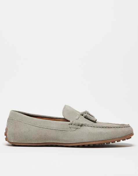Mocasines driver grises con borlas de ante de ASOS DESIGN - view 1