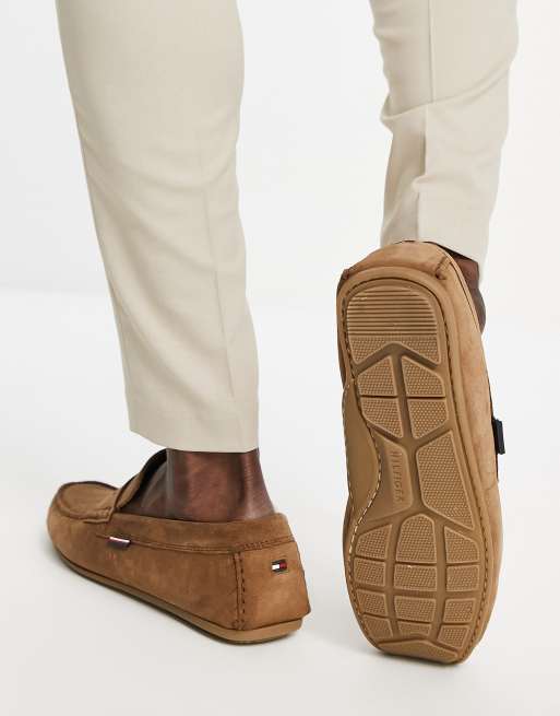 Mocasines driver marrones de clásico de ante de Tommy | ASOS