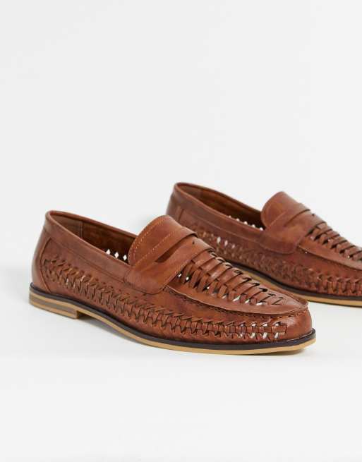 Mocasines trenzados hombre new arrivals