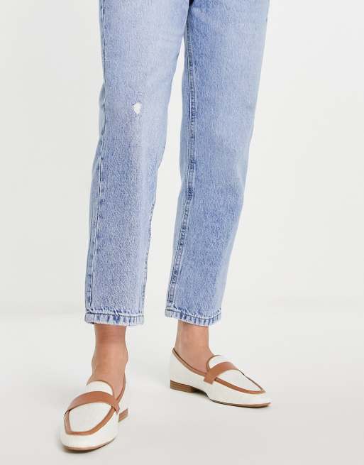 Mocasines en tonos beis planos con diseño entretejido Megan de ASOS DESIGN, 4 de 4
