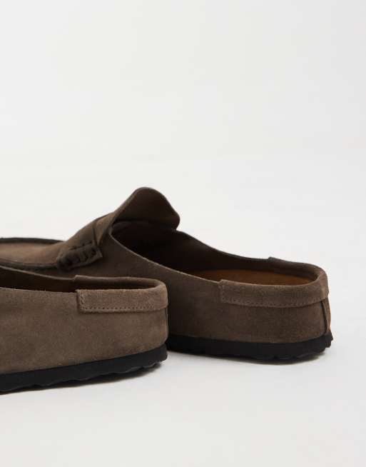 Mocasines gris cemento de ante Naples Wrapped de Birkenstock, 3 de 4