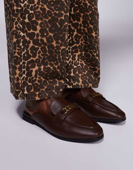 Mocasines marrón oscuro estilo mules de River Island, 2 de 4