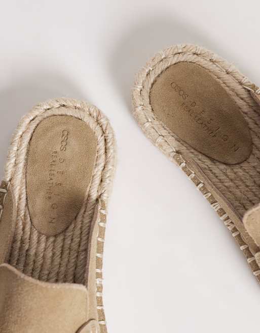 Mocasines marrón topo estilo alpargatas con borlas de ante Joan de ASOS DESIGN, 4 de 4