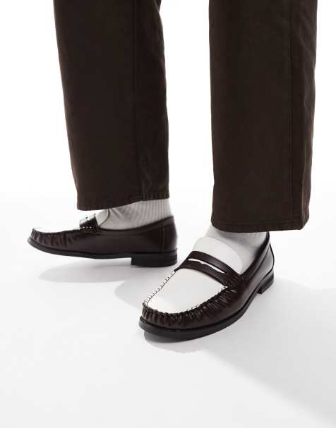 Mocasines marrones con diseño en contraste Hero de SEQWL - view 1