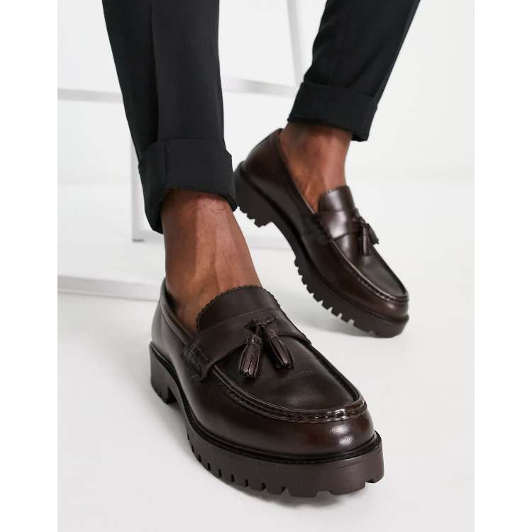 Mocasines hombre suela online gruesa