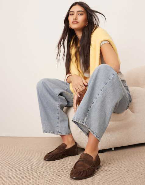 Mocasines marrones de ante premium de ARRANGE - view 1
