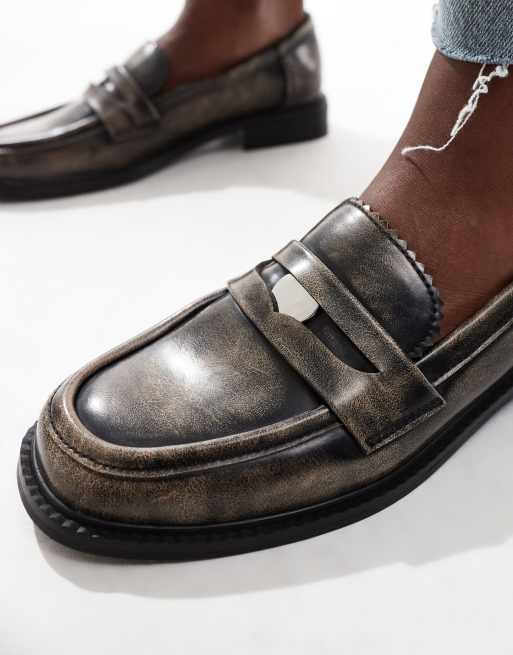 Mocasines negro pulido Match de ASOS DESIGN, 3 de 4