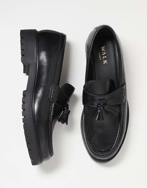 Mocasines negros con borlas Sean de Walk London - view 1