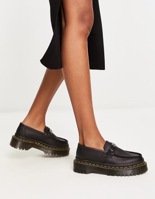 Mocasines negros con detalle de doble pespunte Penton Bex Dr Martens | ASOS