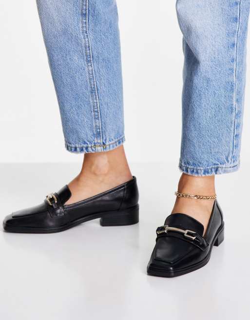 Mocasines negros con tacón bajo Wiciclyaflex de ALDO |