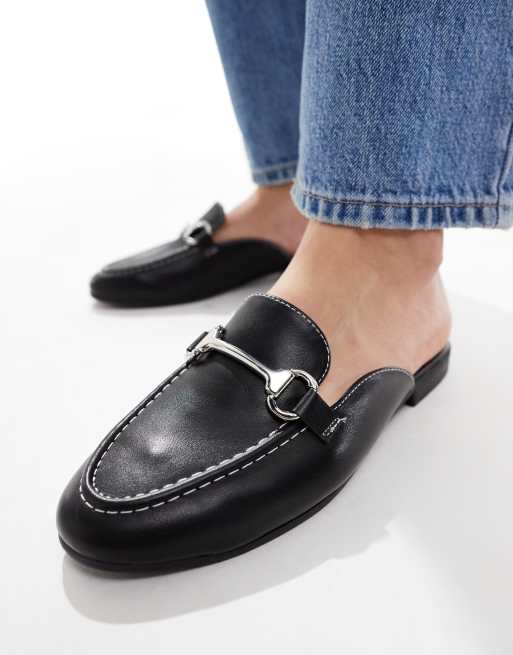 Zapatos Mocasines Negros Mocasines Con Pantalon De Mezclilla