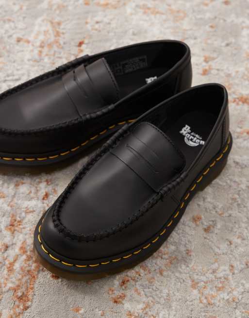 Mocasines negros lisos unisex Penton de Dr. Martens, 3 de 4