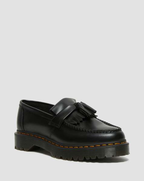 Mocasines negros unisex de cuero Adrian Bex de Dr. Martens - view 1