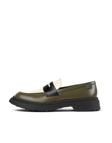Mocasines verdes y negros Walden de Camper - view 1