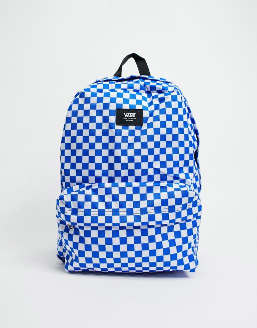 Mochila a cuadros azul Victoria Skool III de | ASOS