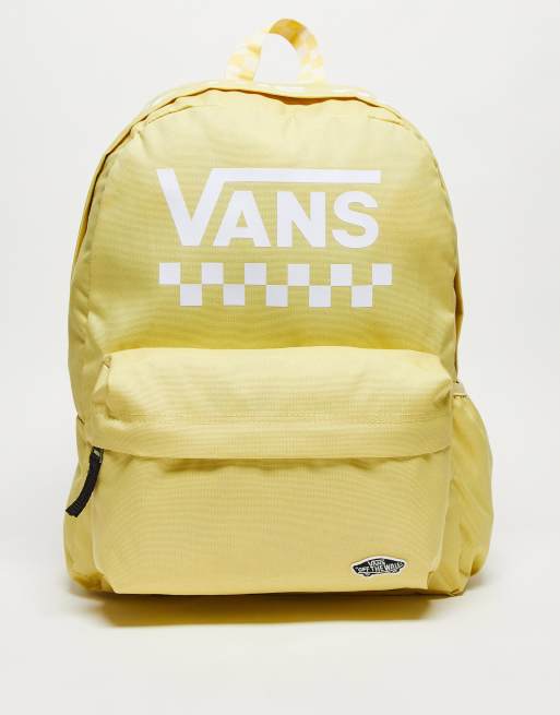 Mochila vans discount amarilla y negra