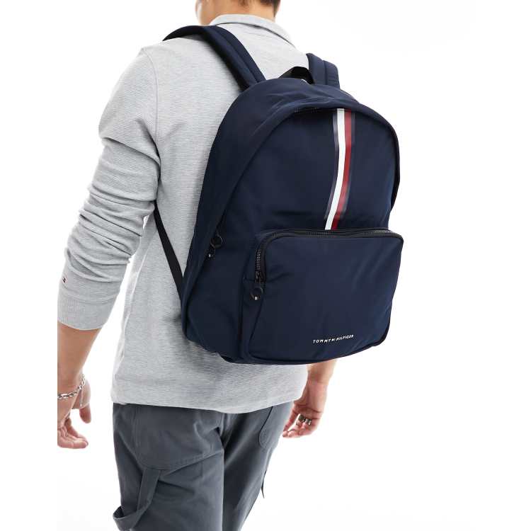 Mochila azul best sale tommy hilfiger