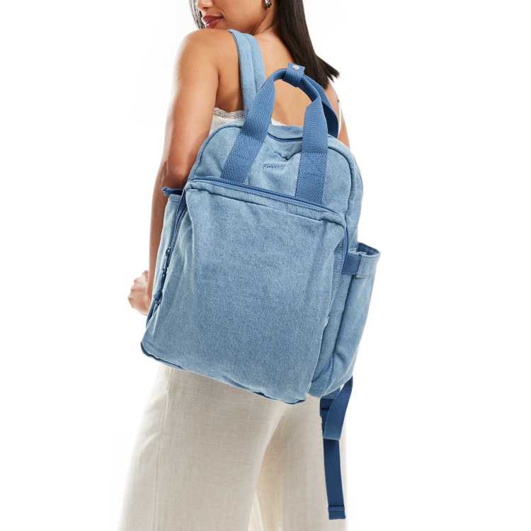 Mochila Maternal Kiwisac Mochilas Mochila Azul Redondeada Con Logo