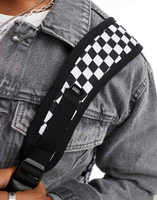 Mochila blanca y negra a cuadros Old Skool de Vans, 2 de 4