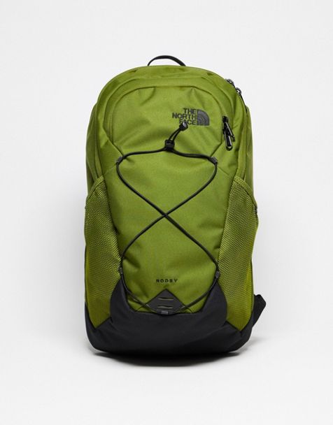 bolsa mochila para yoga BAGGU, con bolsillos color verde