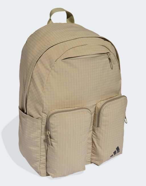 Mochila color cargo y negra Essentials Back to Campus de adidas Performance