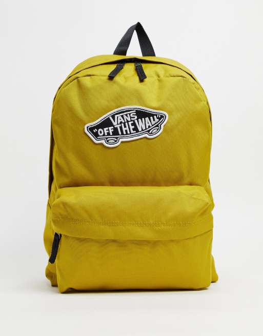 Mochila color mostaza Sporty Realm Plus de Vans 