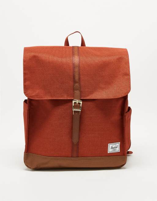 Mochila color óxido con compartimento para portátil City de Herschel Supply Co