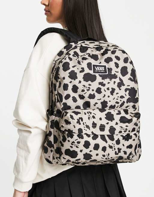 Mochila color tostado claro con detalles negros Old Skool H20 de Vans