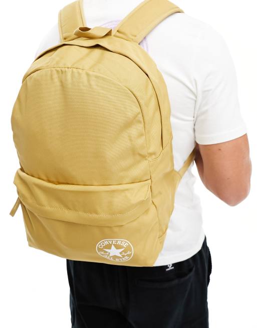 Mochila color tostado claro de Converse