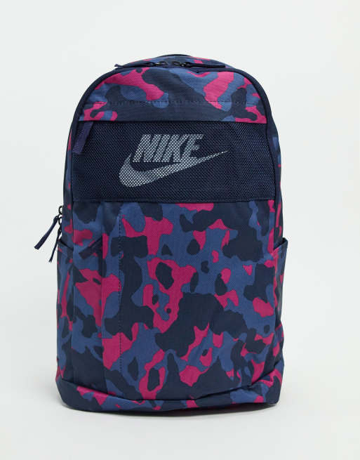 Mochila con estampado de camuflaje en violeta Elemental 2.0 de