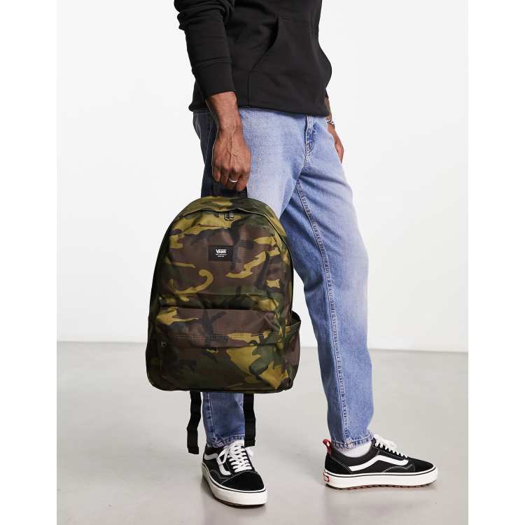 pecador Descarte Racional Mochila con estampado de camuflaje Old Skool de Vans | ASOS