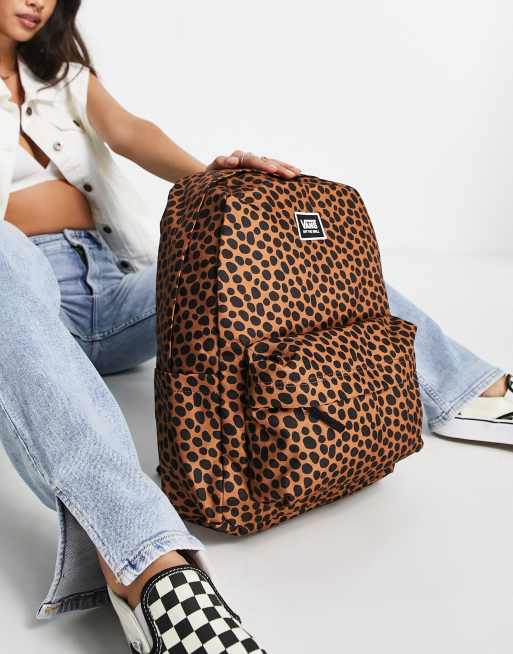 Vans mochila online leopardo