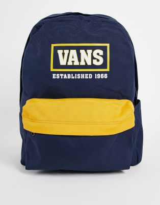 mochila vans azul marino