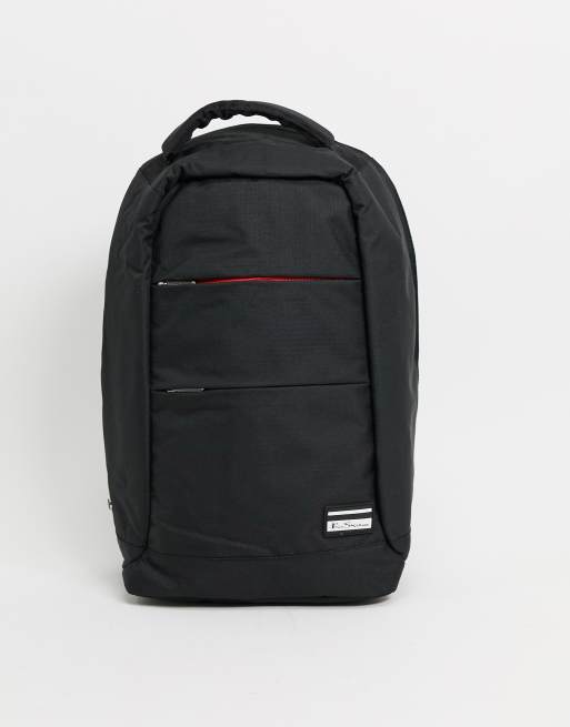 Mochila en negro y rojo de Ben Sherman