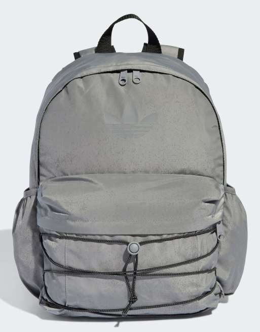Mochila gris hierro metalizado reflectante CL de adidas Originals
