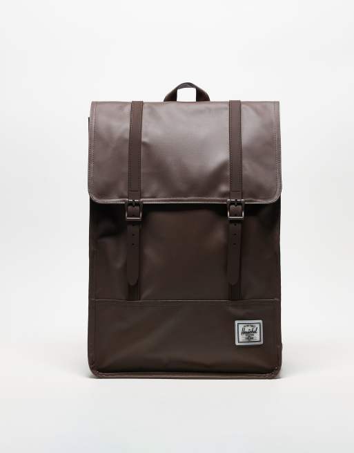 Mochila marrón con compartimento para portátil resistente al agua Survey de Herschel Supply Co